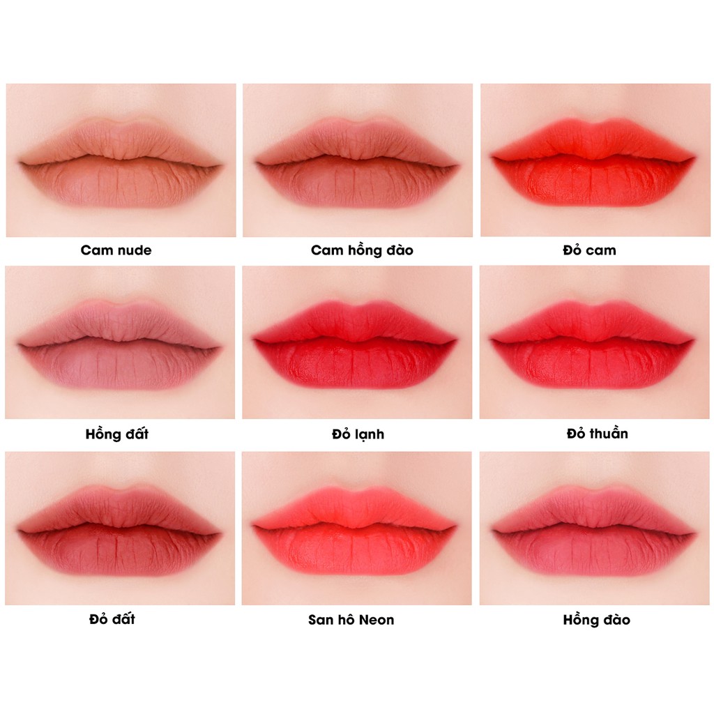 Son kem lì 3CE Velvet Lip Tint