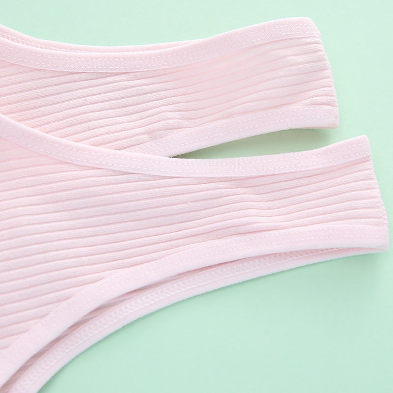 Áo ngực cotton hai lớp thời trang dành cho bé gái tuổi dậy thì