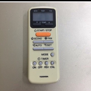 Remote máy lạnh toshiba