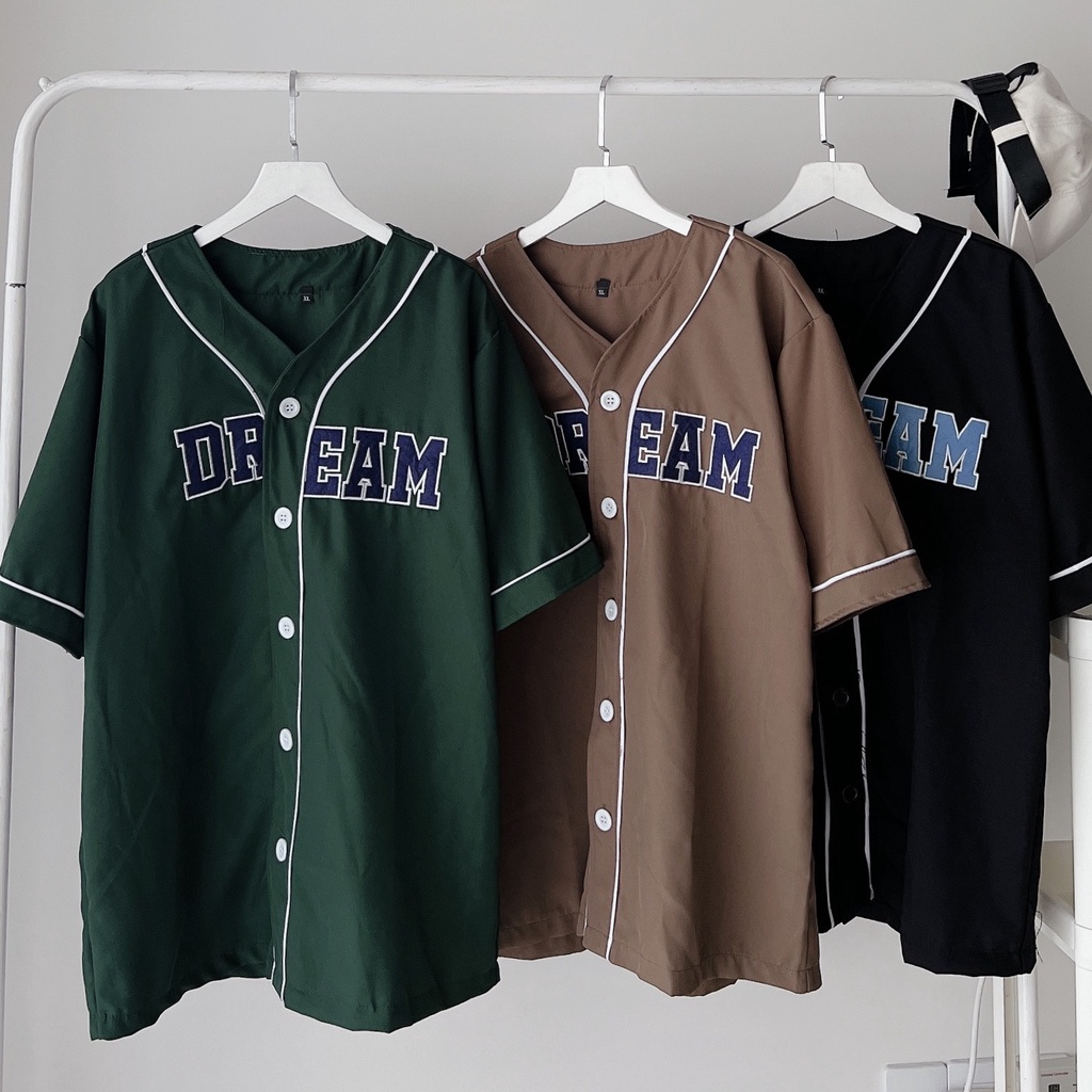 Áo sơ mi tay ngắn chữ Dream  Tanazi Closet