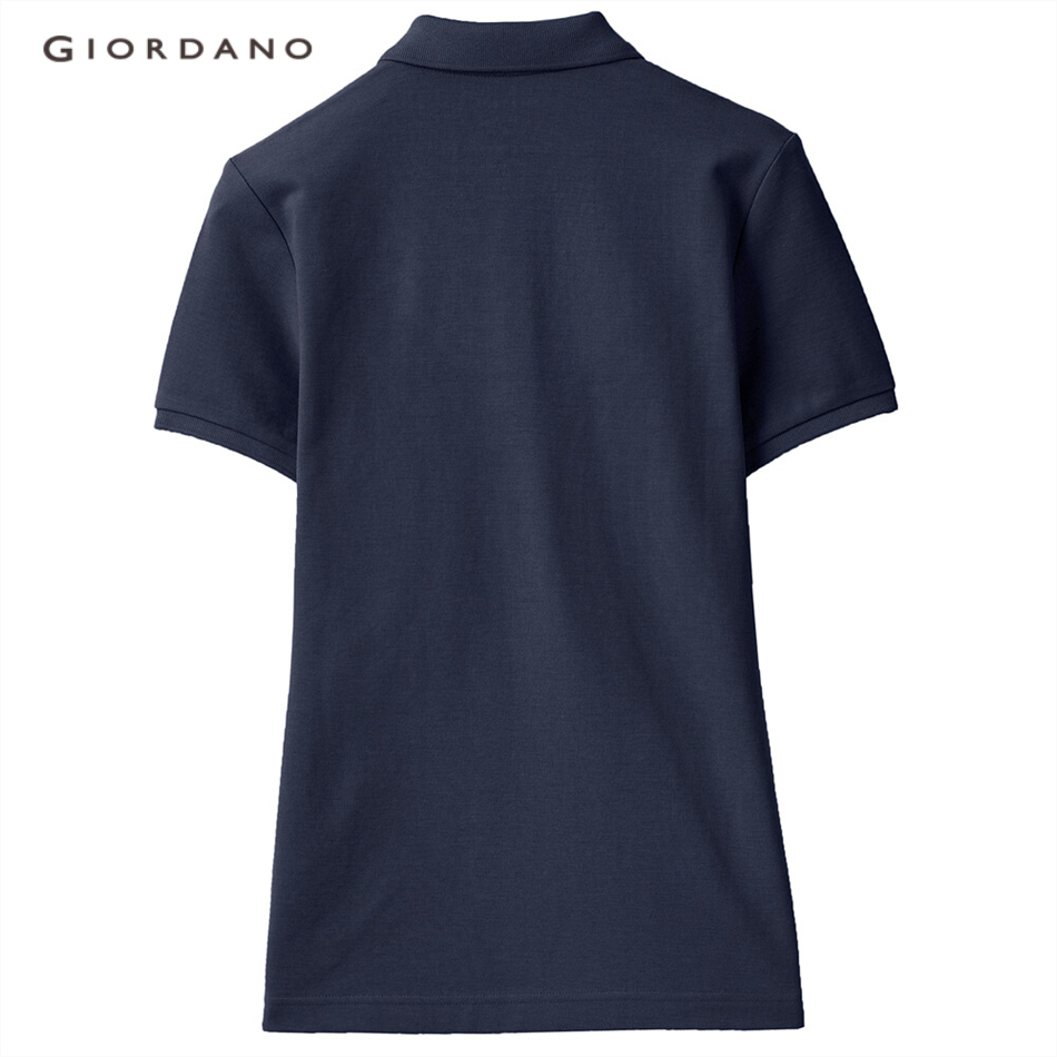 [ Mã CBSJUN2 giảm 12% tối đa 50K đơn 250K] Áo Polo GIORDANO 05311399 Ôm Dáng Tay Ngắn Trẻ Trung Cho Nữ