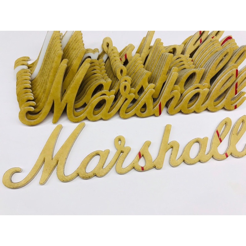 Logo loa marshall chữ mica cắt bằng lazer siêu chuẩn, cắt chữ theo yêu cầu