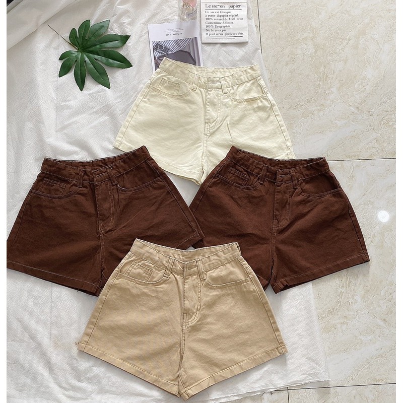 Quần Short Kaki Nữ bigsize Ống rộng size nhỏ đến 35 Ms 1046 | BigBuy360 - bigbuy360.vn