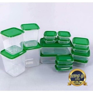 Bộ Hộp Nhựa Đựng Thức Ăn 17 Món Cao Cấp  [ SIÊU -Rẻ nhất ] -Rẻ nhất