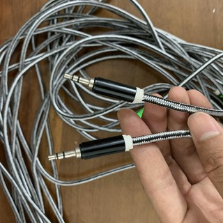 Cáp âm thanh 2 đầu 3.5 bọc dù
