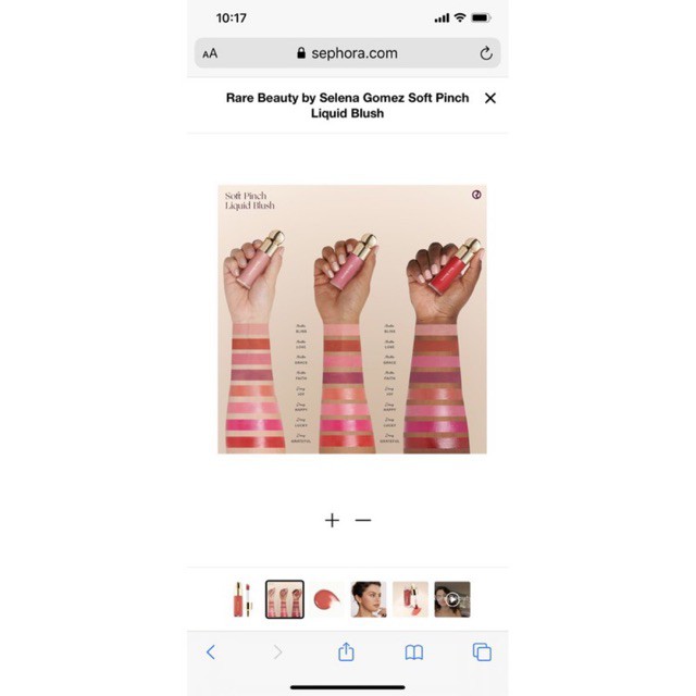 Má hồng dạng kem Rare Beauty - Soft Pinch Liquid Blush | BigBuy360 - bigbuy360.vn