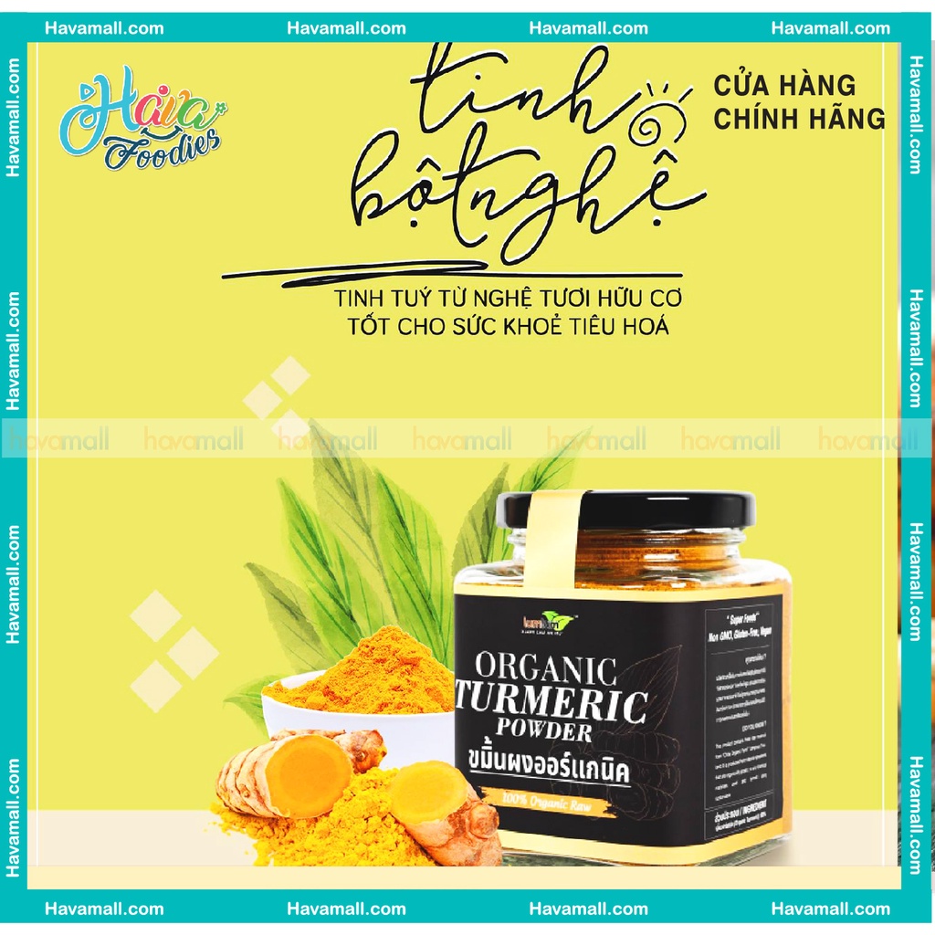 [HÀNG CHÍNH HÃNG] Tinh Bột Nghệ Hữu Cơ Lumlum 150gr - Organic Turmeric Powder