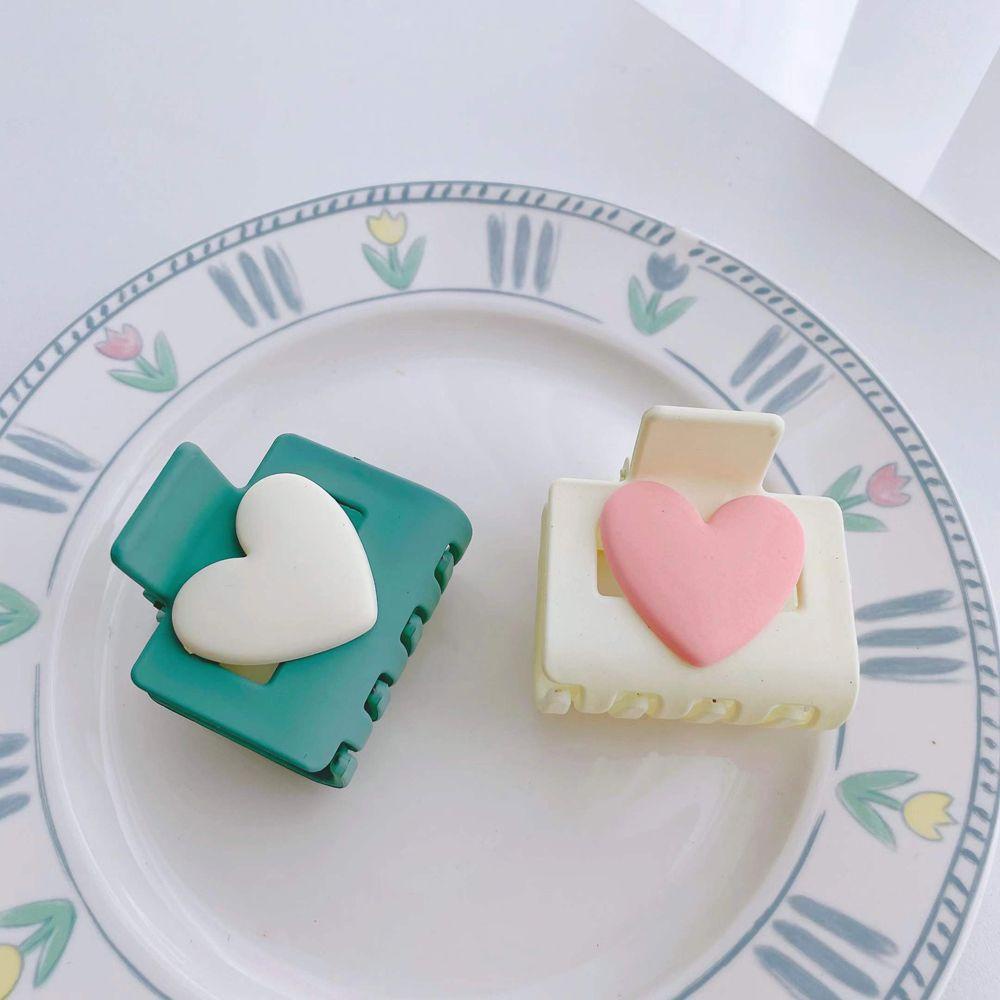 Kẹp Tóc Hình Trái Tim Phong Cách Hàn Quốc Xinh Xắn Cho Nữ