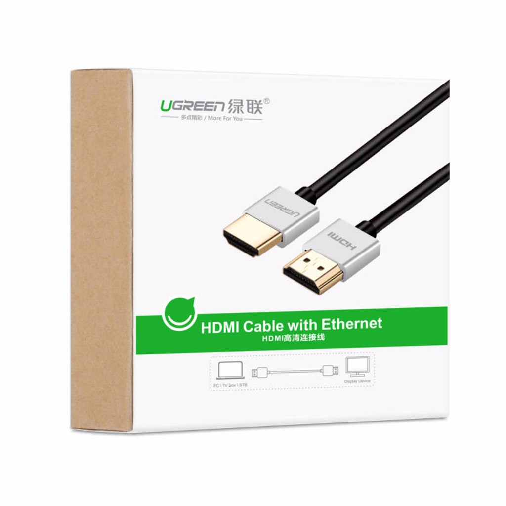 Dây HDMI 2.0 thuần đồng 10.2gbps đầu hợp kim UGREEN HD117 - Hàng phân phối chính hãng - Bảo hành 18 tháng