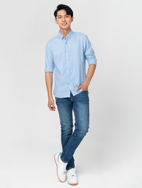 Áo sơ mi nam 8TH20W002 Canifa | BigBuy360 - bigbuy360.vn