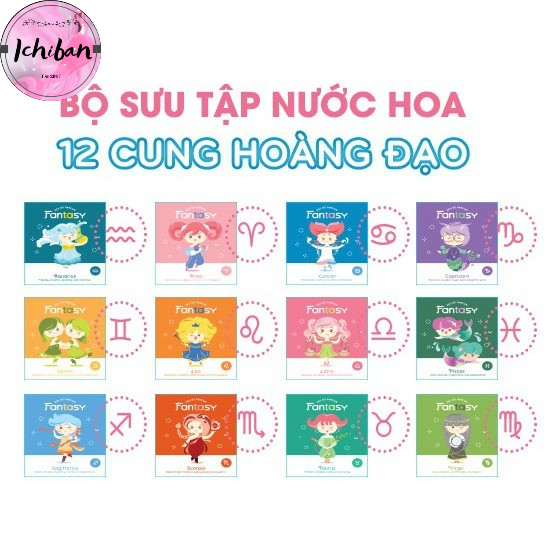 (TẶNG 1 SON BLOOM) Nước hoa FANTASY Gemini 20ml