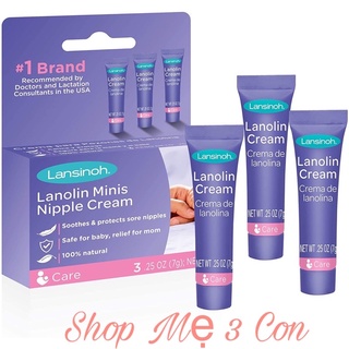 Kem bôi nứt đầu ti Lansinoh Lanolin Mỹ 7g