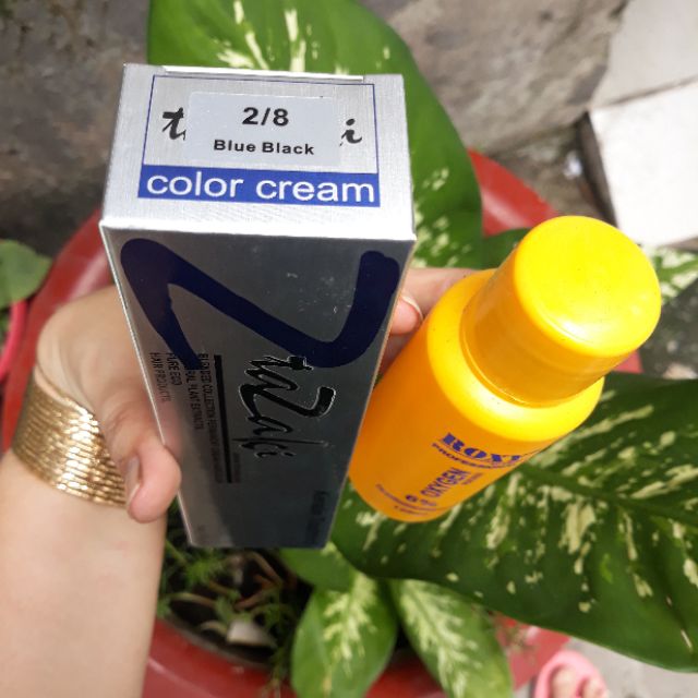 * tặng kèm oxy * MÀU NHUỘM XANH ĐEN ( Không cần tẩy)