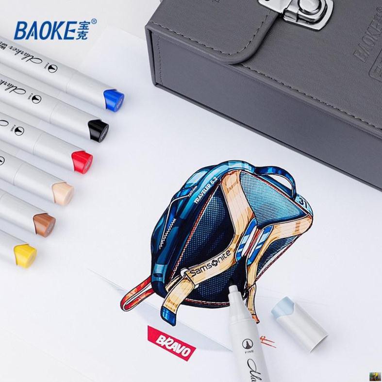 Bút lông marker hai đầu Baoke mã MP2925