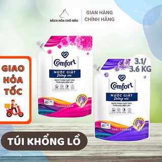 Nước Giặt Dưỡng Vải Comfort Đa Năng Hương Thanh Lịch/ Hương Thời Thượng 3.1/ 3.6 KG/ TÚI KHỔNG LỒ [ Chính Hãng]