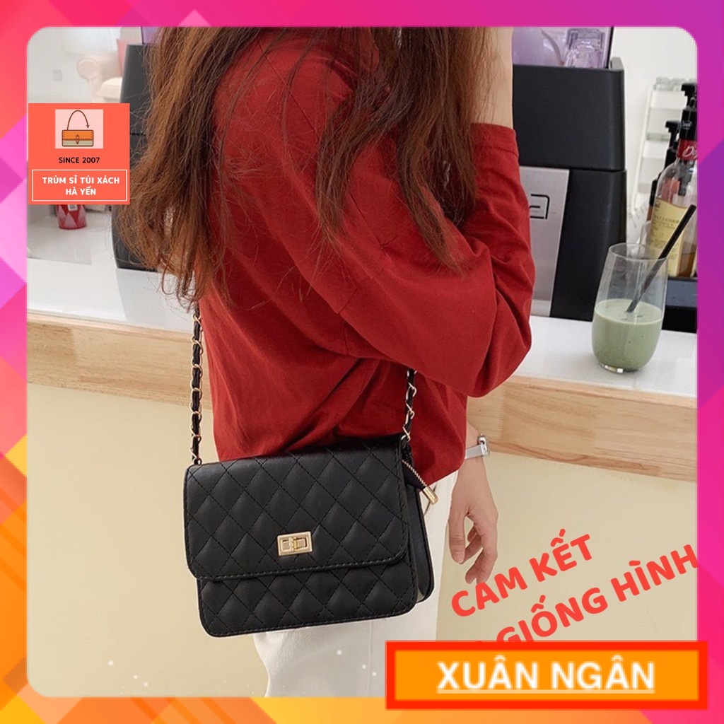 TÚI MINI KATUN TÚI CLASSIC CHẦN Ô TÚI ĐEO VAI DA MỀM HÀNG ĐẸP LOẠI 1 + ảnh thật  HOT