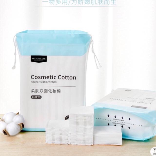 Bông tẩy trang maycreate 230 miếng