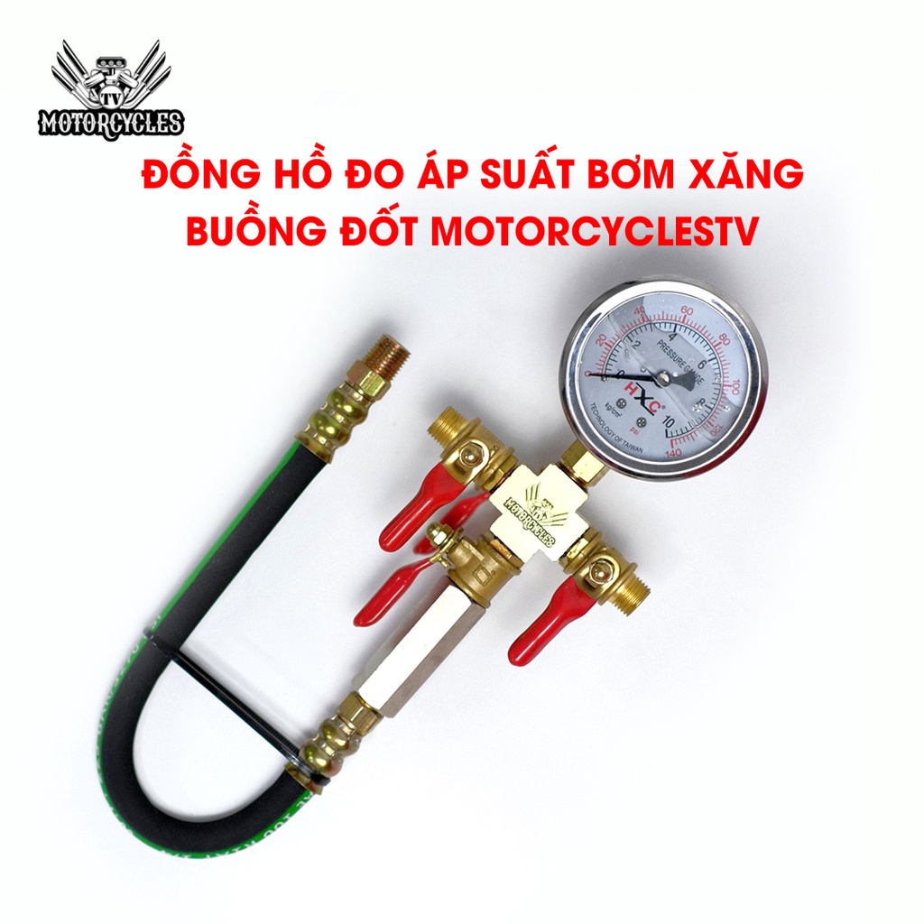 Đồng Hồ Đo Áp Xuất Bơm Xăng, Buồng Đốt MotorcyclesTV