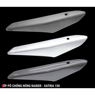 Vĩ pô/ Che pô/ Ốp pô nhựa đủ màu và gắn như zin xe Raider (fi)- Satria