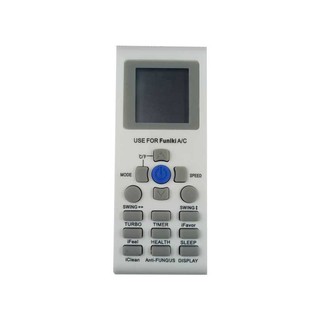 Điều Khiển Remote Máy Lạnh FUNIKI P002E (Nút Xanh Tròn) _Bảo Hành Đổi Mới