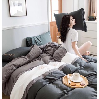 Set 5 món chăn ga gối Cotton Tici
