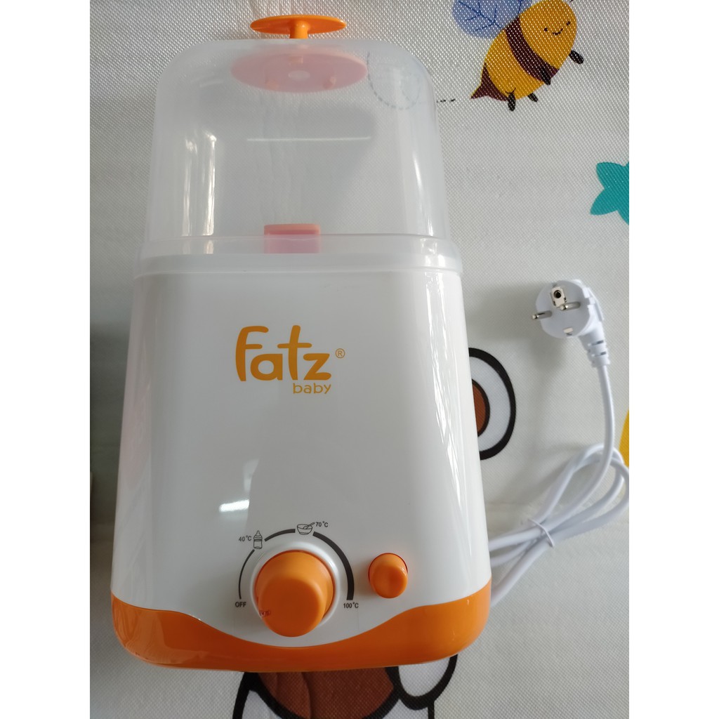 Máy Hâm, Tiệt Trùng Bình Sữa 2 Bình Cổ Rộng Fatz Baby FB3012SL