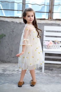 Váy thơm phối lưới