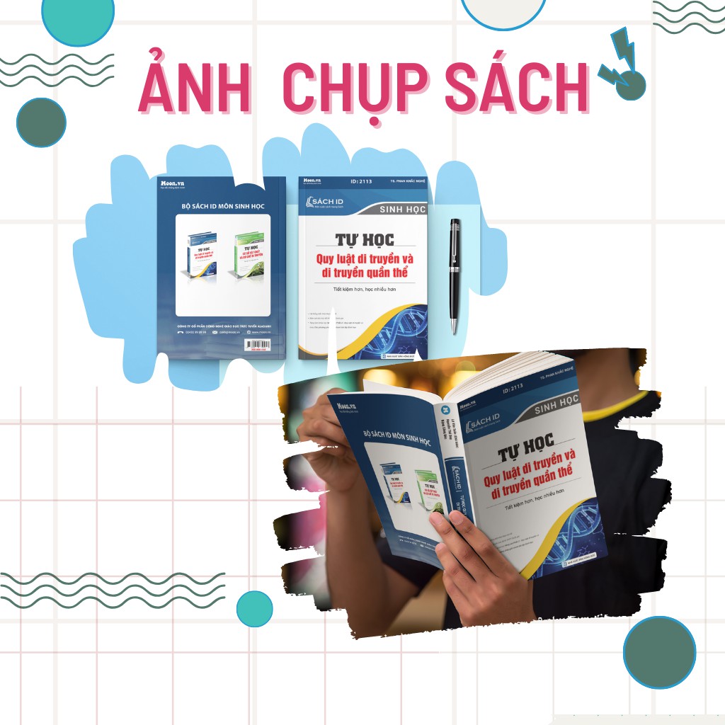 Sách ôn thi thpt 2022 môn sinh học thầy Phan Khắc Nghệ Tự học quy luật di truyền và di truyền quần thể