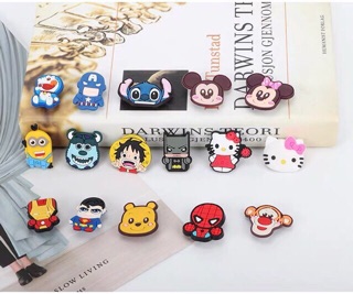[Hàng sẵn] Sticker/jibit gắn sục xinh (có bán dép/sục 34 mẫu)