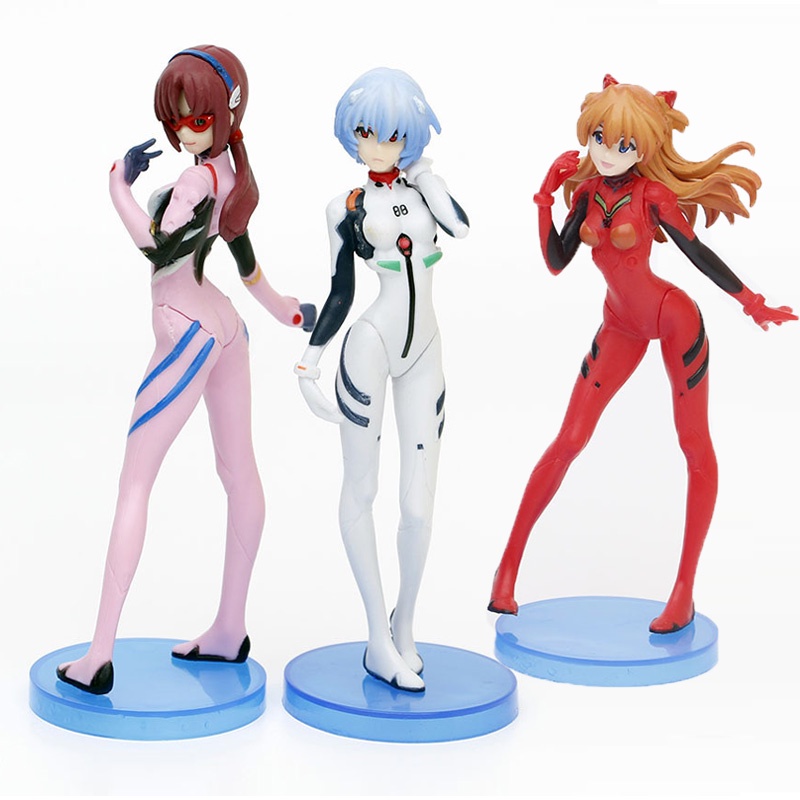 Set 3 mô hình nhân vật hoạt hình Evangelion Eva 02
