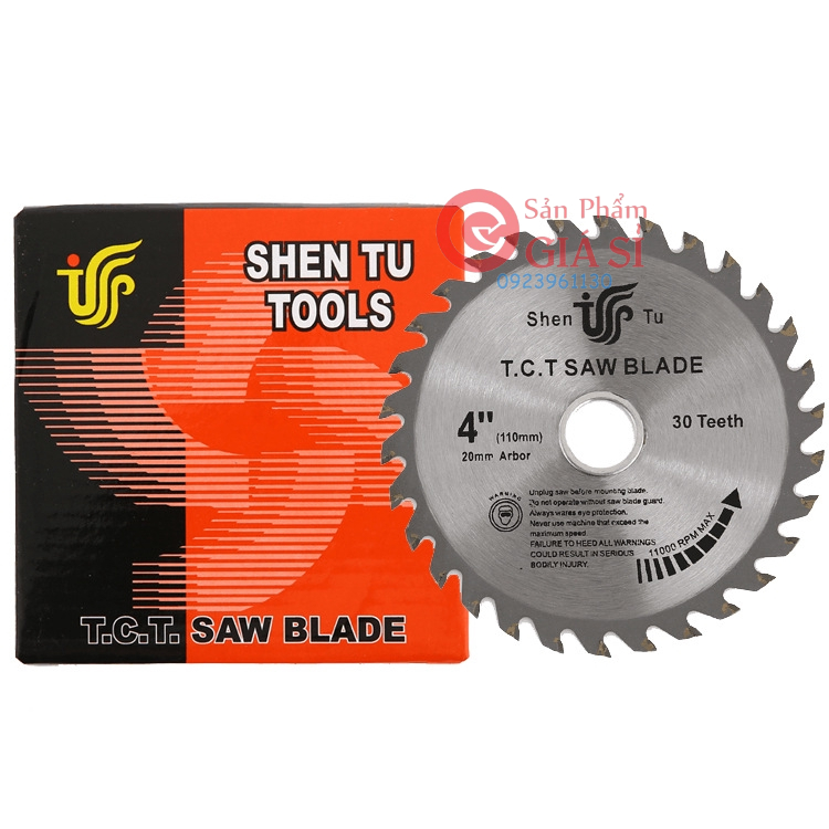 Lưỡi Cưa Gỗ 4 Inch Đường Kính 110mm x 30mm ❤️freeship❤️