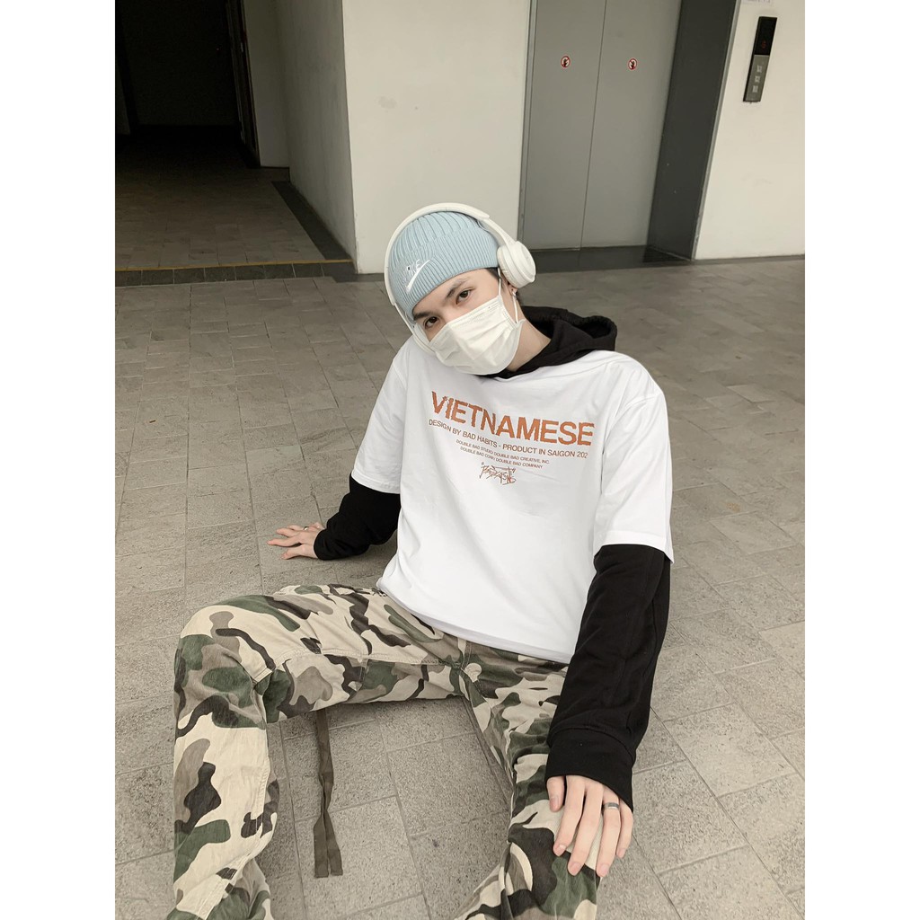 Áo Thun Unisex Bad Habits Vietnamese 100% Cotton - Local Brand Chính Hãng | BigBuy360 - bigbuy360.vn