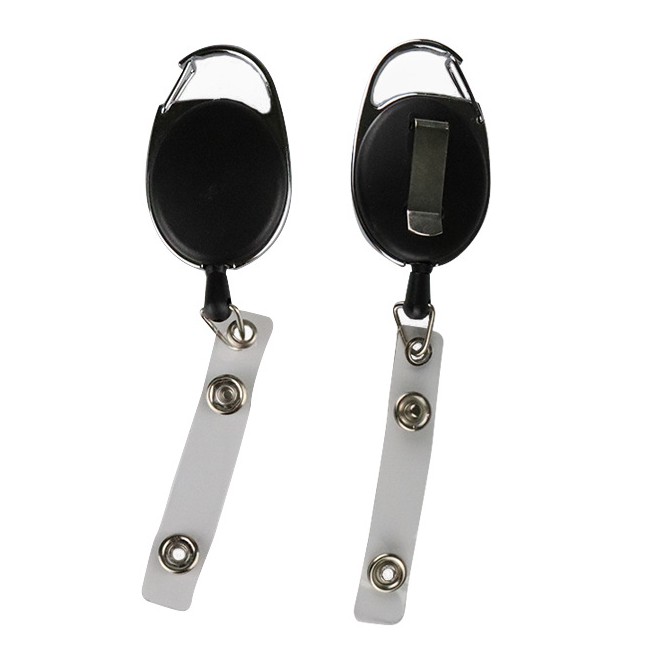Móc khoá 2 Đầu Có Dây Kẽm Chống Trộm - Chống Rơi Tiện Dụng - Nhựa ABS và Dây Kẽm