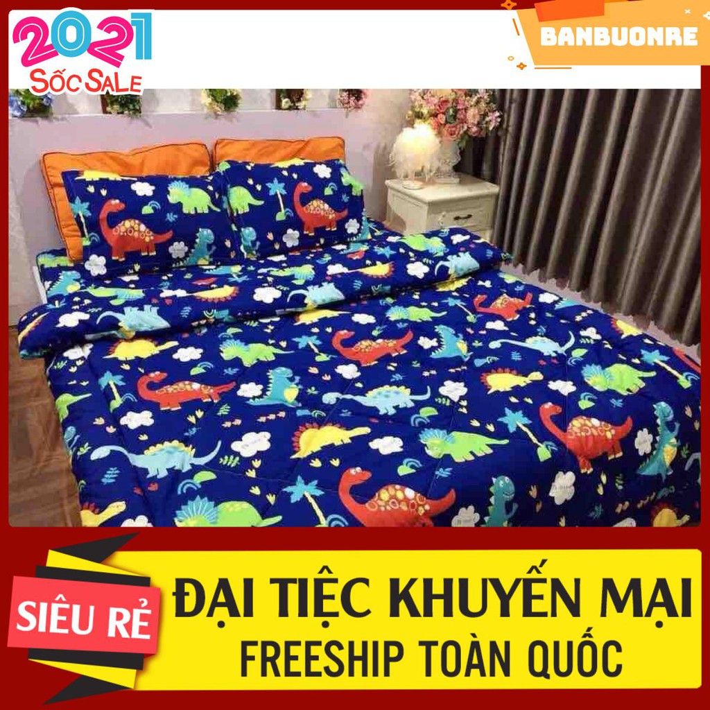 Xả kho gấp Bộ Ga Gối Poly 2m2 thanh lý 150 mẫu