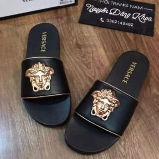 Dép lê da nam vê sạc