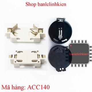 Đế pin CR2032 chân cắm/chân dán