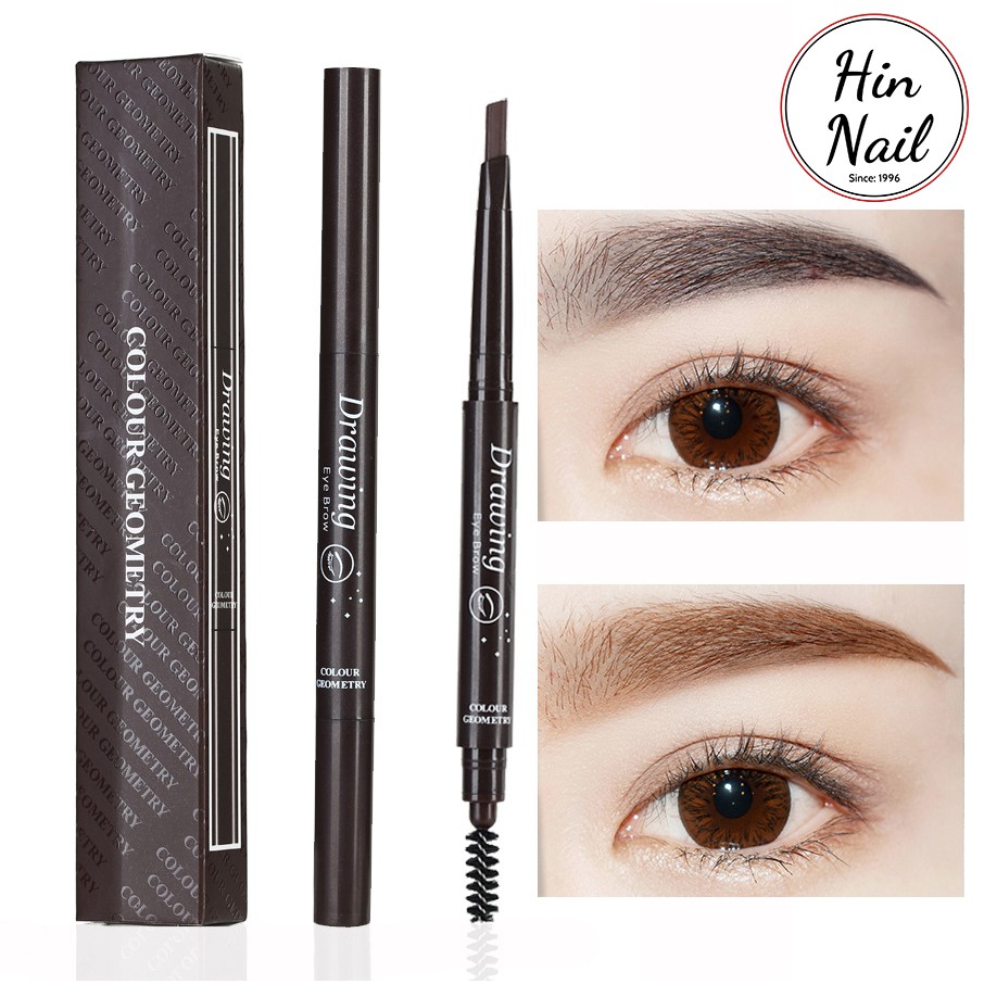 Chì Kẻ Mày Color Geometry 02 Đầu – Bút Kẻ Lông Mày 2 Đầu Không Thấm Nước | BigBuy360 - bigbuy360.vn