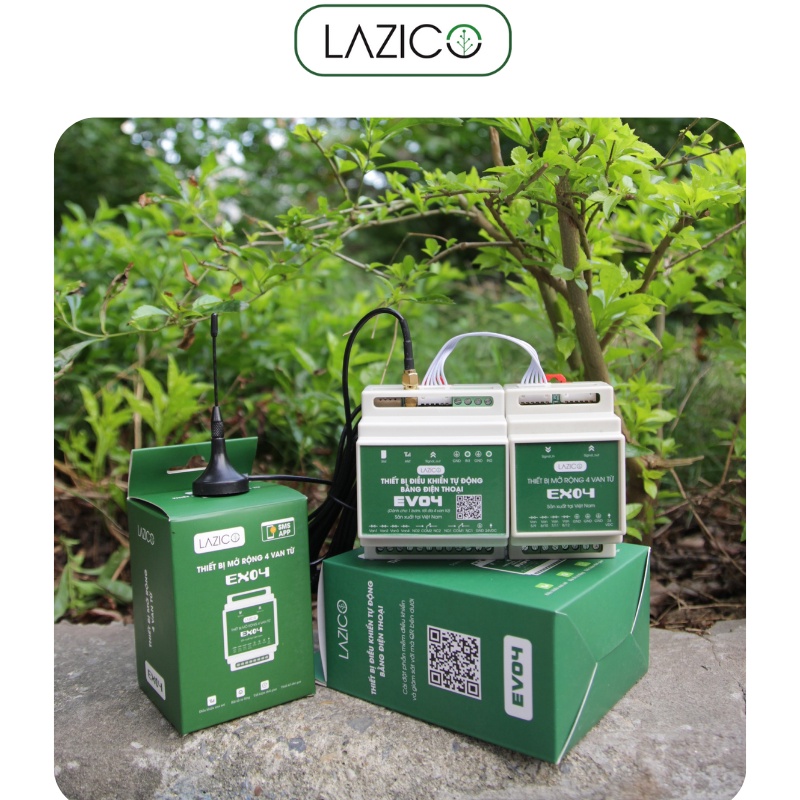 Bộ mở rộng 4 van điện từ kết hợp với EV04 LAZICO EX04