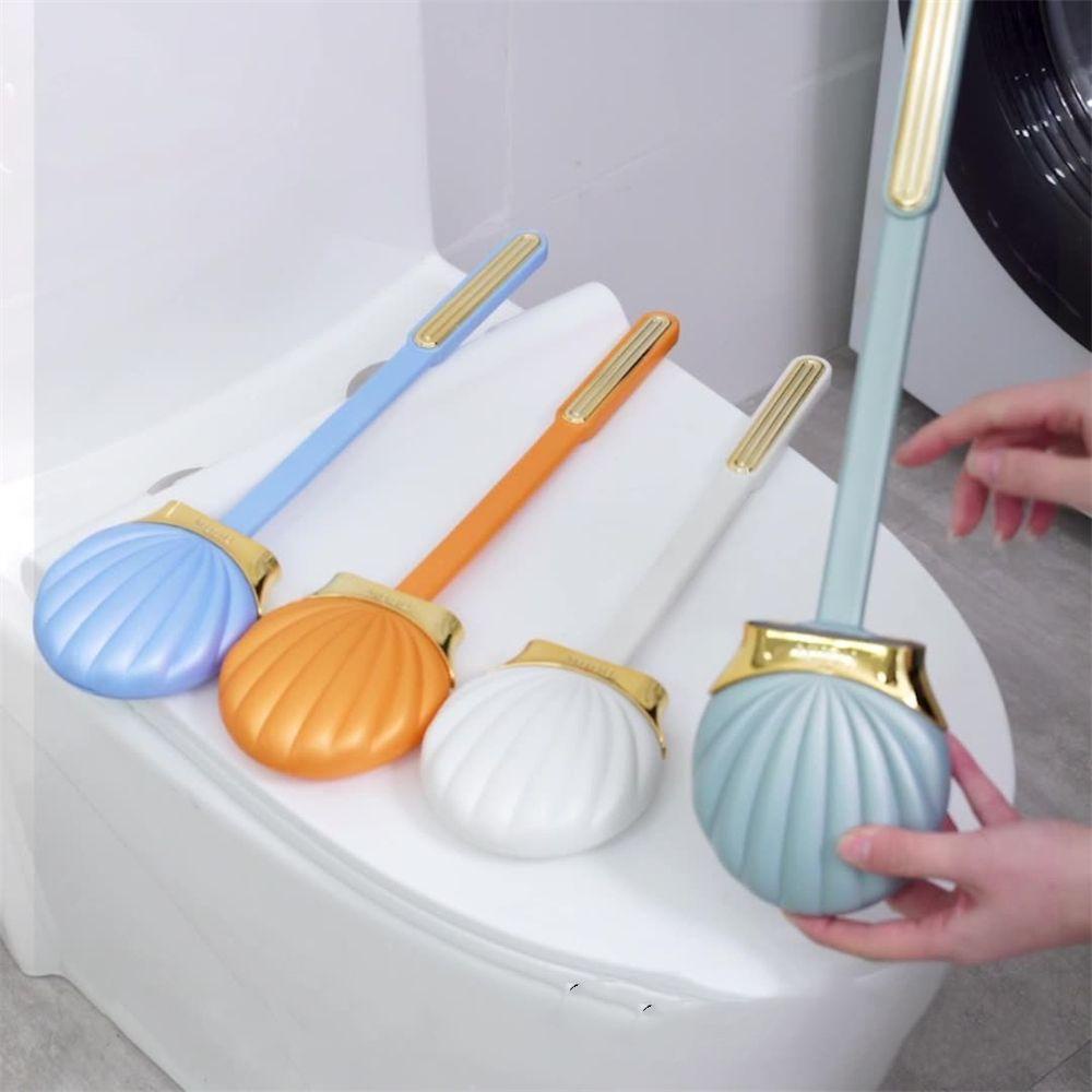 Suenin Bàn Chải Vệ Sinh Toilet Mở Tự Động Bằng Silicon Kèm Giá Đỡ Gắn Tường Tiện Dụng