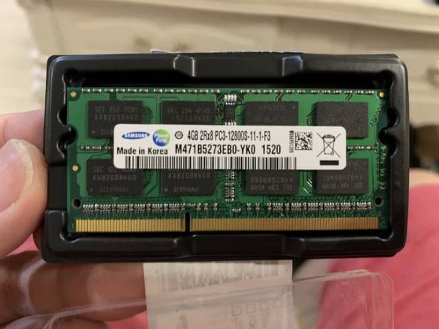 Ram Laptop Pc3l / Ddr3l 4gb Pc 12800 Sodim