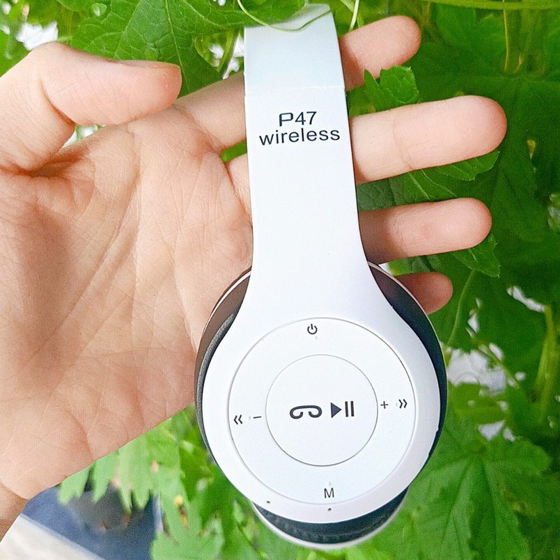 Tai Nghe Chụp Tai P47 Siêu Bass Âm Thanh Cực Đỉnh Khử Ồn Kháng Nước Chất Lượng Cao [Hàng Chính Hãng Full Box] | BigBuy360 - bigbuy360.vn