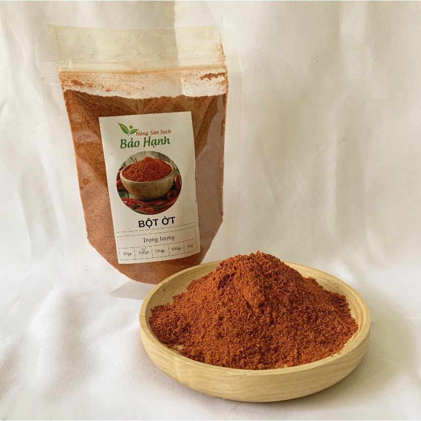 Bột ớt nguyên chất 100gr Natural BH Spices chế biến thực phẩm – BHS012
