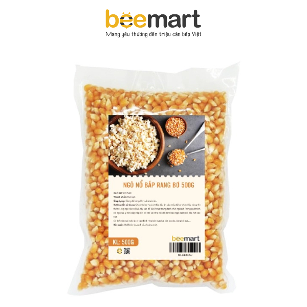 Ngô Nổ Bắp Rang Bơ gói 500gr