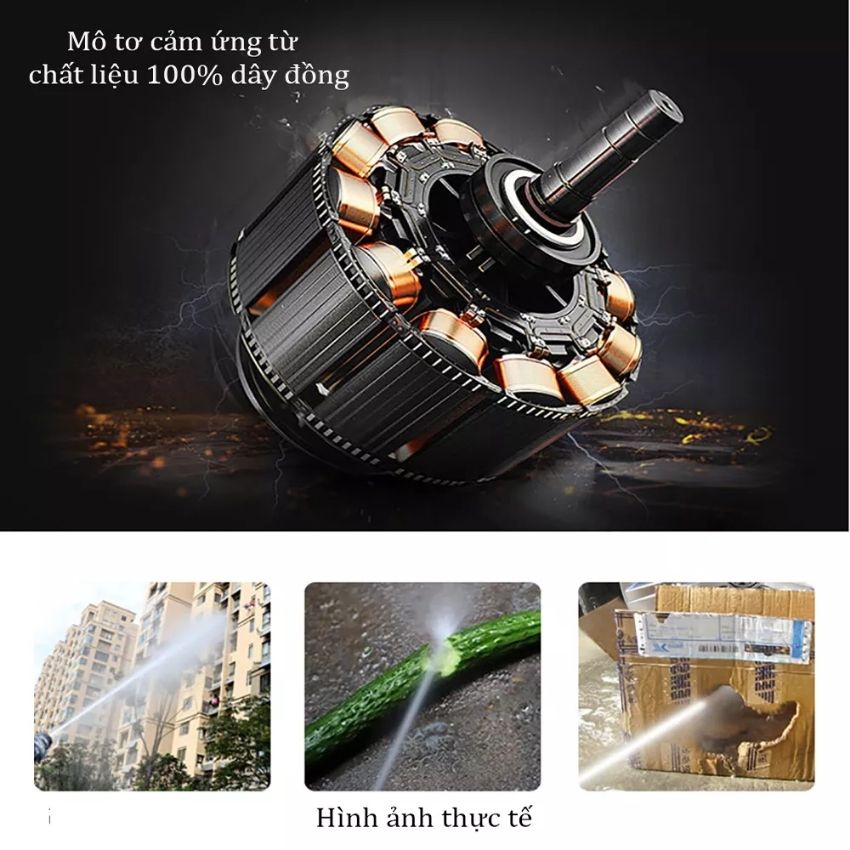 Máy Rửa Xe Áp Lực Cao Yamaha 3000W Hàng cao cấp