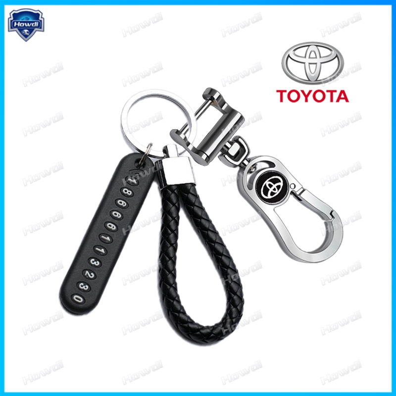 Móc Khóa Bằng Thép Không Gỉ Cao Cấp Có logo Cho Toyota