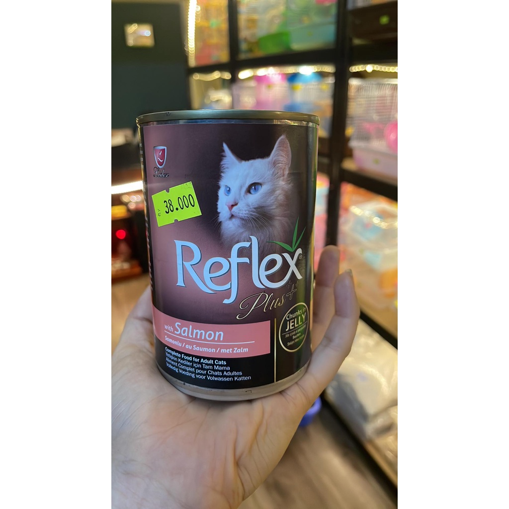 PATE lon 400gram hiệu REFLEX cho MÈO mua 5 tặng 3 súp