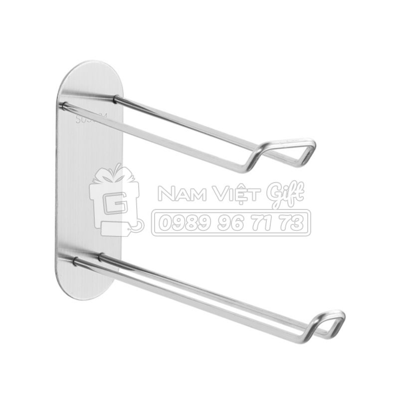 Bộ Giá Treo Móc Quần Áo, Kẹp Phơi Đồ Tiết Kiệm Không Gian Thép Không Rỉ INOX304