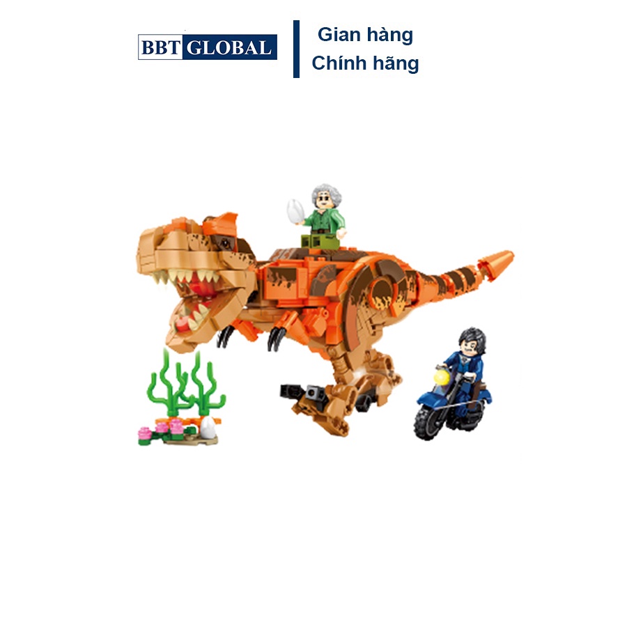 Đồ chơi lắp ráp hình khủng long bé trai và bé gái an toàn BBT GLOABL