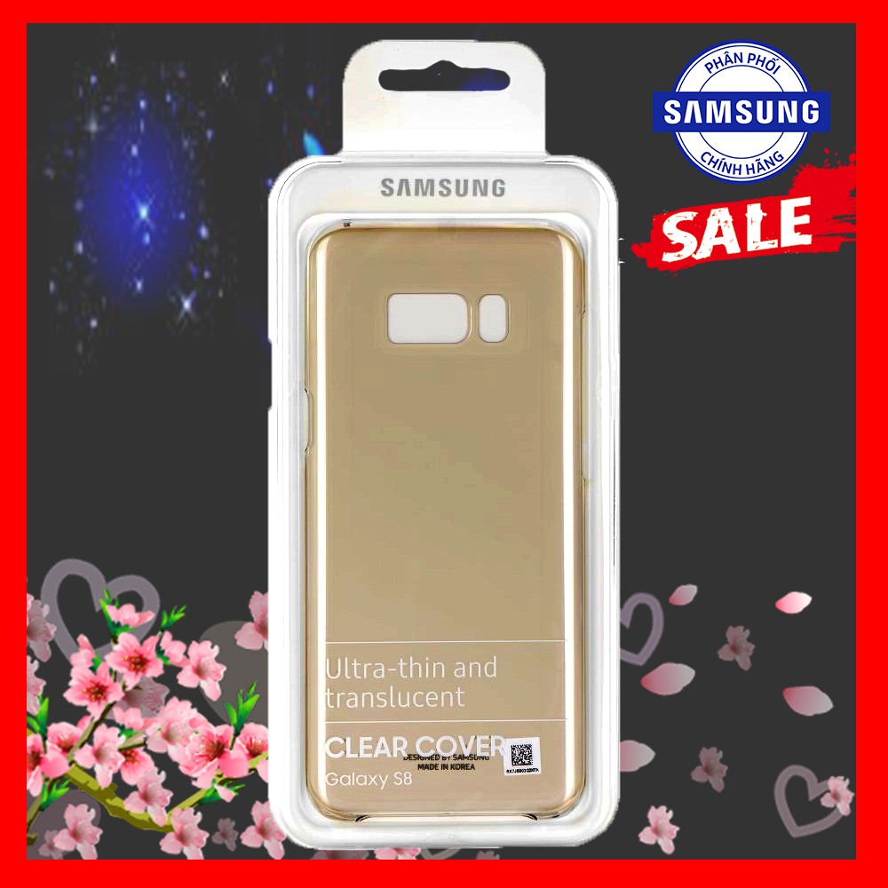 Ốp lưng trong suốt S8 ( SAMSUNG Galaxy S8 CLEAR COVER) MSP EF- QG950CFEGWW Chính hãng Samsung Phân phối