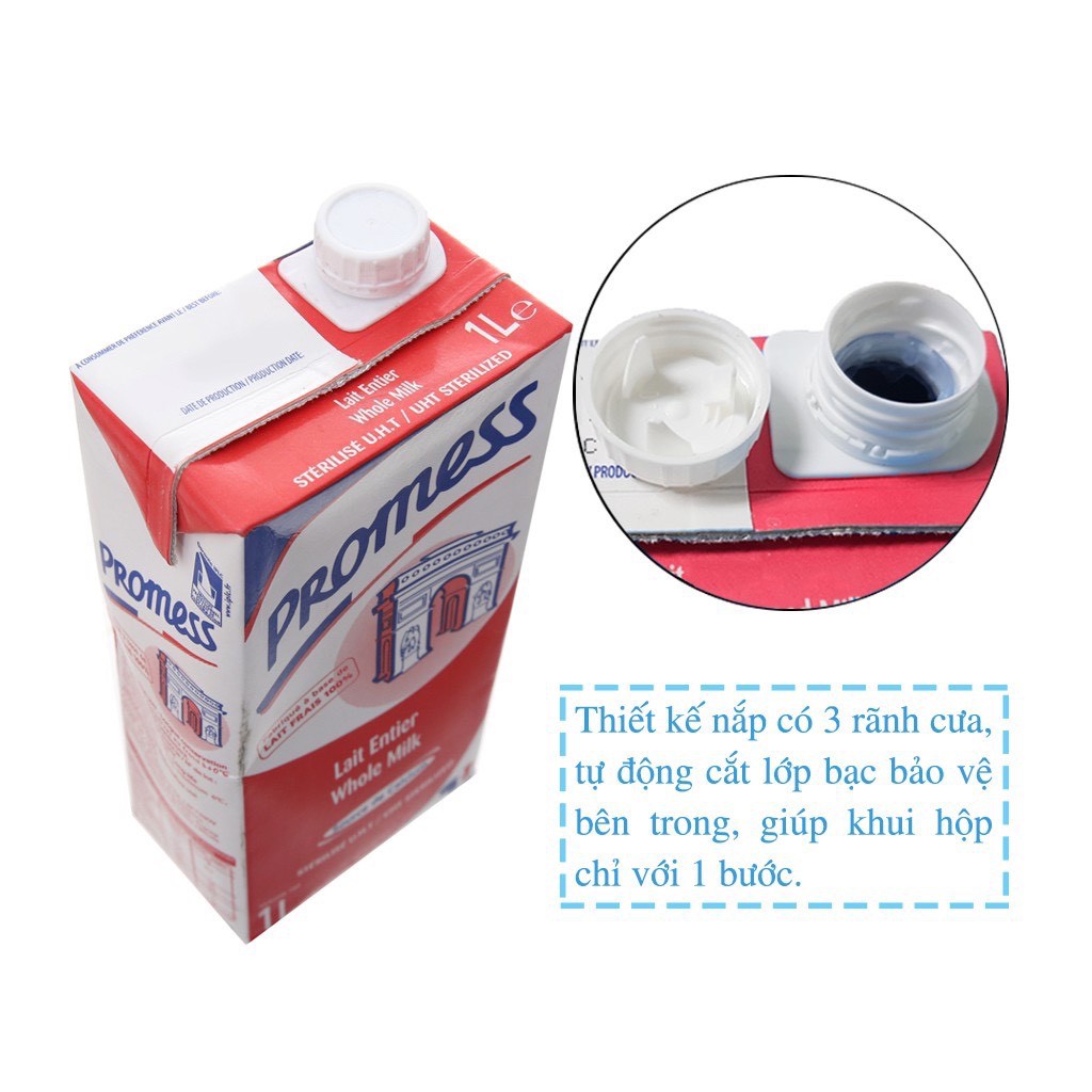 Sữa tươi Promess nguyên kem 1L